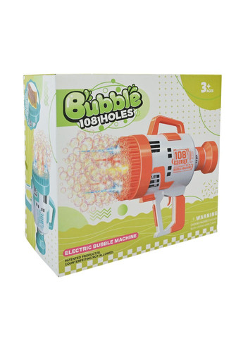 Електричний пістолет для мильних бульбашок на акумуляторі, в асортименті - No Brand KB1142 (371924709)