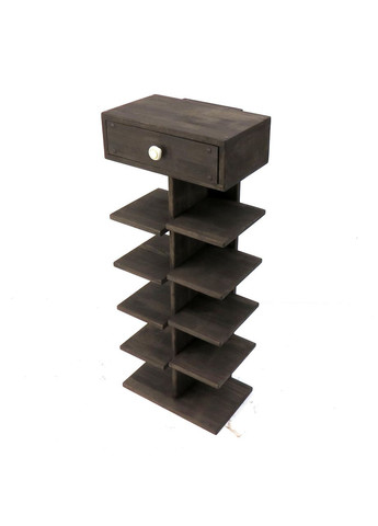 Полиця для взуття з дерева Бівіо 10 венге (ПДО-105312) No Brand (327845653)