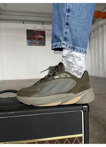 КРОССОВКИ ЖЕНСКИЕ ADIDAS OZELIA KHAKI АДИДАС ОЗЕЛИЯ No Brand хаки демисезоны (367170503)