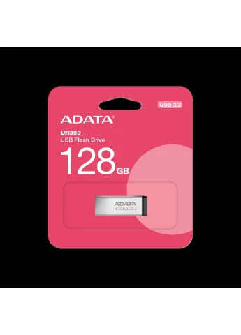 Флеш-накопичувач USB 3.2 UR 350 128Gb Silver/Black (-128G-RSR/BK) ADATA UR350 (373322636)
