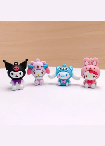 Набір фігурок Куромі Kuromi Мелоді My Melody іграшки для дітей 5 шт 5 см Shantou (295931638)
