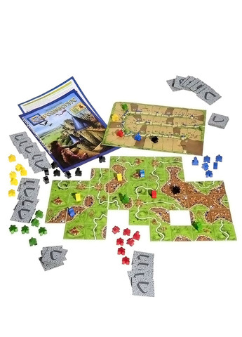 Настільна гра Каркасон + 2 доповнення / Carcassonne Game (327052971)