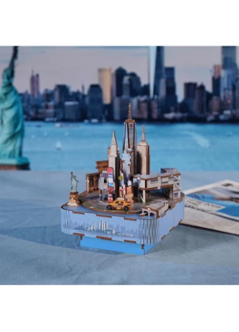 Конструктор 3D міні-будинок Tonecheer New York TQ067 No Brand (388670171)