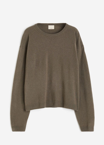 Серо-коричневый демисезонный свитер H&M