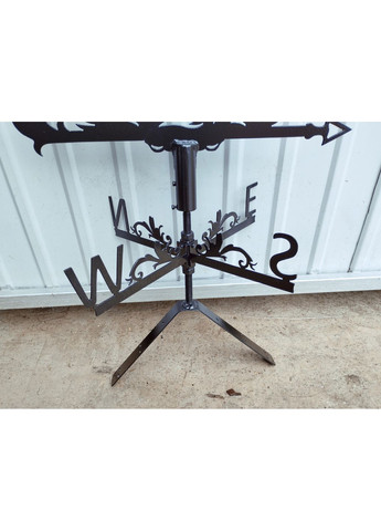 Флюгер Аисты с двумя птенцами, флюгер на крышу из металла 2 мм. No Brand (368896699)