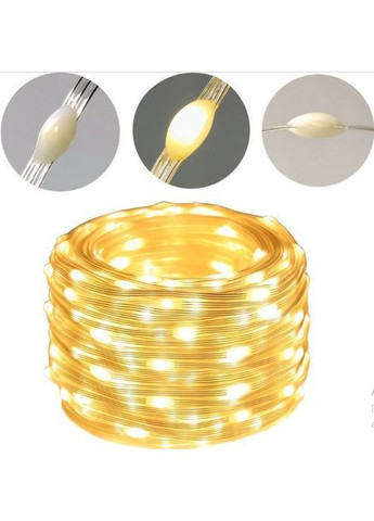 Профессиональная LED-гирлянда 22м 200 диодов с пультом дистанционного управления, 8 режимов, USB, медная проволока SunLamp (362191849)