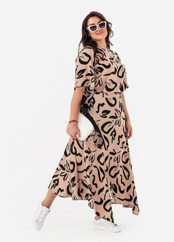 Спідниця PRIDE Коричневий + візерунок Garne (344467991)