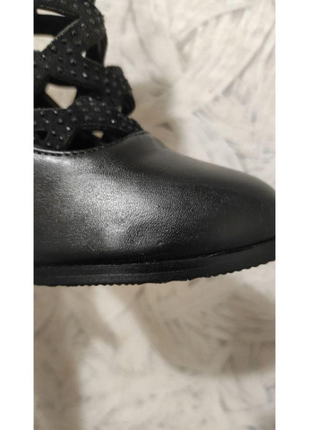 Черные демисезонная ботильоны женские черные демисезонные на каблуке No Brand Ботильони жіночі демісезонні