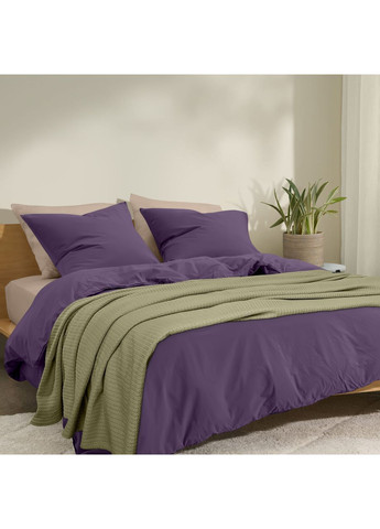 Плед-покривало косичка 200х220 см Olive Knitted Braid Оливковий Cosas (369668521)