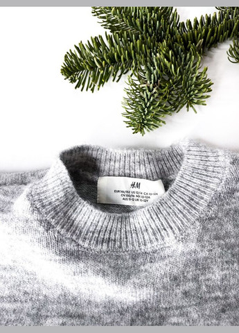 Кофта светр 152 см сірий артикул Л717 H&M (316038618)