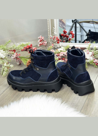 Черевики комбіновані жіночі спортивні, колір синій. 37 розмір Vasha para (304773303)