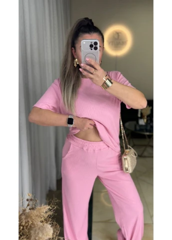Костюм повседневный женский в рубчик Fashion (393593548)