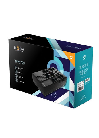 Джерело безперебійного живлення Token 600 (UPCSBLS660TTOAZ01B) nJoy (314780297)