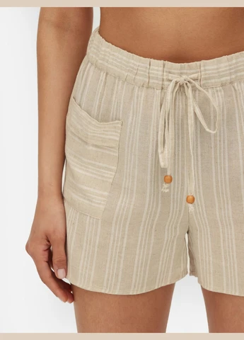 Шорти,бежевий в білу смужку, Primark (345645076)