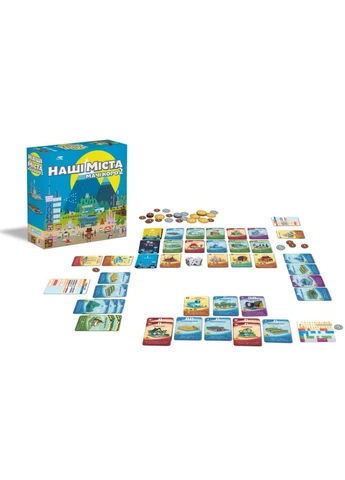 Настільна гра Наші міста: Мачі Коро 2 (Machi Koro 2) ROZUM (308351904)
