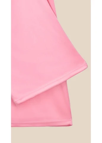 Спортивные штаны палаццо однотонные женские K-WBC02304 Розовый shop (2000999447488) LAWA Палаццо (377370456)