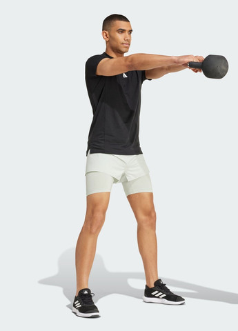 Шорты HEAT.RDY Two-in-One HIIT adidas (302448957)