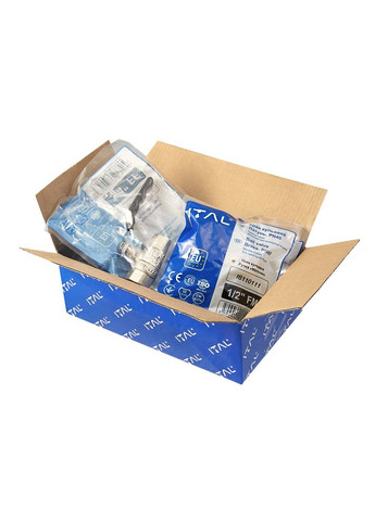 Кран шаровой PN40 1 1/4" вн.-вн., ручка, никель ITAL (316088609)