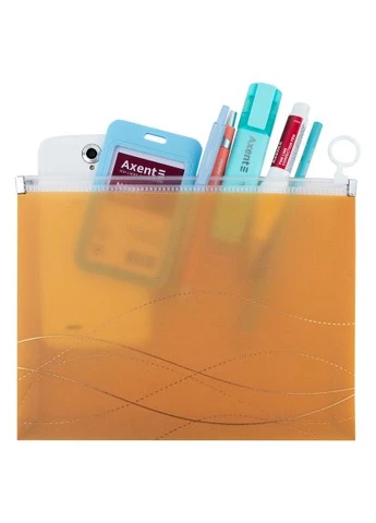Папка на молнии (1498-40-A) Axent zip-lock А5 Waves-1 (401191341)