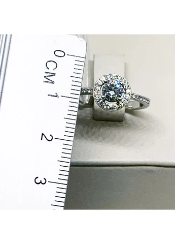 Кольцо серебряное с кубическим цирконием 18 2,63 г No Brand (382674392)