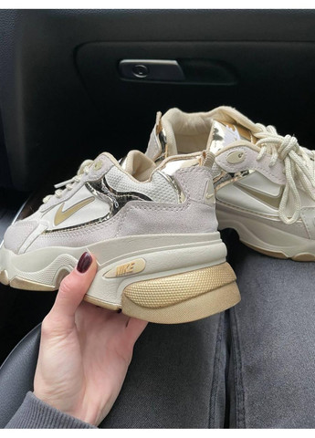 Бежевые демисезонные кроссовки мужские nike pro beige найк No Brand