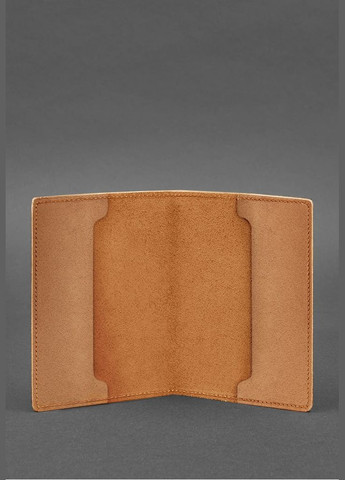 Кожаная обложка для военного билета офицера запаса 8.0 светло-коричневая Crazy Horse (A-027687) BlankNote (329186708)