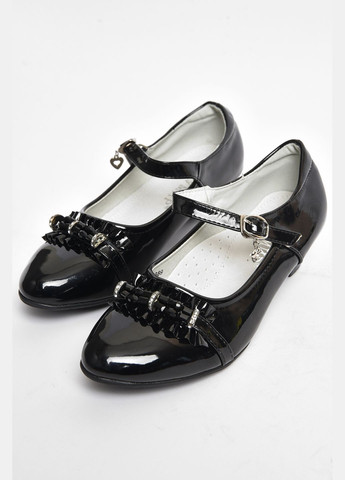 Туфлі для дівчинки чорного кольору Let's Shop (289456979)