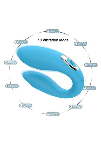Вібратор Подвійний з Пультом управління жіночий стимулятор клітора та точки g для Пари на Акумуляторі China INT 1A0104A (360880109)
