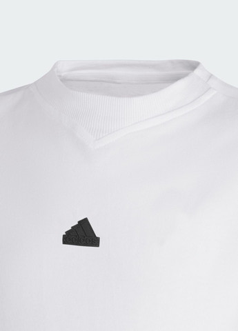 Белая демисезонная футболка future icons 3-stripes adidas