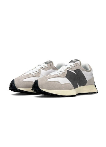Цветные демисезонные кроссовки мужские new balance grey white No Brand 327