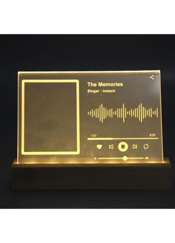 Фоторамка светодиодная Music Player для Instax Mini 12, 11, Evo, 40, 90, 9, LiPlay и принтеров SP-1, Fujifilm (366027115)