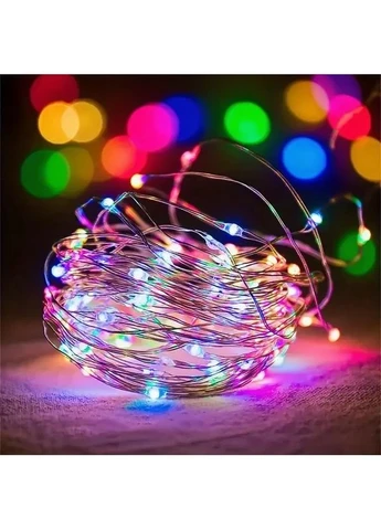 LED гірлянда RGB Fairy Light String 20 метрів 200 LED 3АА для декору No Brand (369944006)