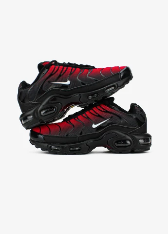 Червоні кросівки чоловічі nike air max tn plus red black | найк аір макс тн плюс червоні чорні всесезон No Brand