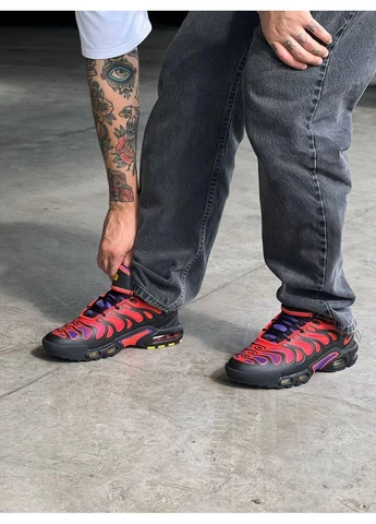 Комбіновані кросівки чоловічі nike air max plus drift all day найк аір макс плюс демісезон No Brand