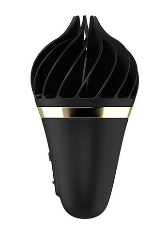 Кліторальний вібростимулятор Sweet Treat Spinnator у формі морозива, чорний Satisfyer (303882936)