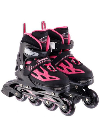 Роликовые коньки раздвижные детские с защитой и шлемом в комплекте BW-188 S черный Banwei (342104715)