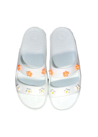 Белые шлепанцы женские 118260 Jose Amorales