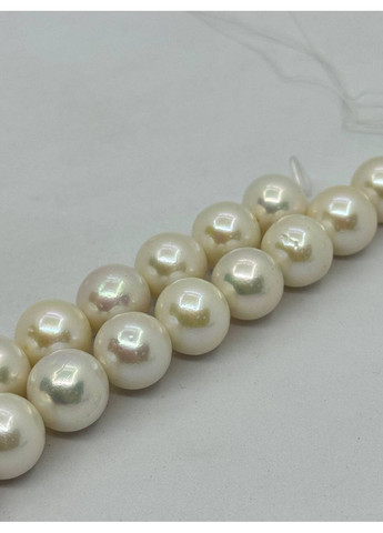 Перли на нитці без застібки 14-17 мм 40 см Білий No Brand (363829789)