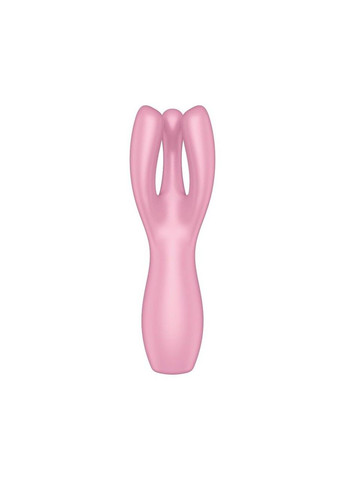 Кліторальний вібратор Threesome 3 Pink з трьома пальчиками CherryLove Satisfyer (283251306)