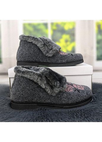 Тапочки чуні жіночі високі на хутрі Gipanis (301127749)