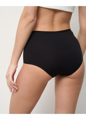 Чорний демісезонний набір 3 шт трусики жіночі Queentex