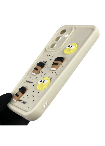 Чехол для Galaxy A25 5G (SM-A256B) с 3д рисунком детский женский объемный на самсунг а25 5г молочный Samsung (366022077)