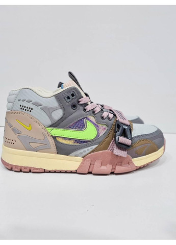 Розовые демисезонные кроссовки мужские nike air trainer 1 sp beige pink найк аир трейнер 1 No Brand