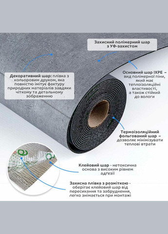 Підлогове вінілове покриття самоклеюче в рулоні (3DPanda-1823) Sticker Wall (323155086)