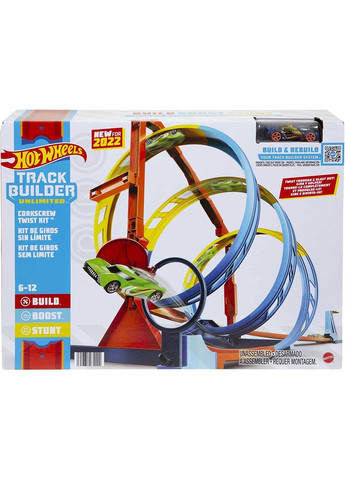 Трек Hot Wheels Track Builder Unlimited Corkscrew Драйвовая спираль (HDX79) Mattel (304055520)