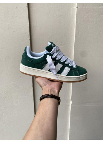 КРОСІВКИ ЖІНОЧІ ADIDAS CAMPUS 00S DARK GREEN CLOUD WHITE АДІДАС КАМПУС No Brand сірі демісезони (369387437)