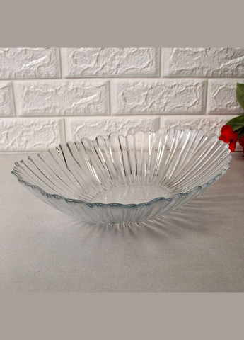 Блюдо глибоке скляне овальне "Аврора" 36х26.4 см (10611) Pasabahce (303213030)