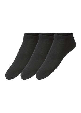 Шкарпетки трикотаж 3 пари для активного спорту для чоловіка 381623 чорний Crivit (264912664)