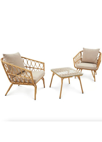 Комплект садових меблів Savona бежевий/кремовий Di Volio (303126633)