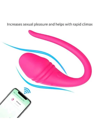 Смарт виброяйцо Love Spouse USB 9 режимов - Розовый – Смарт вибраторы No Brand (370611790)